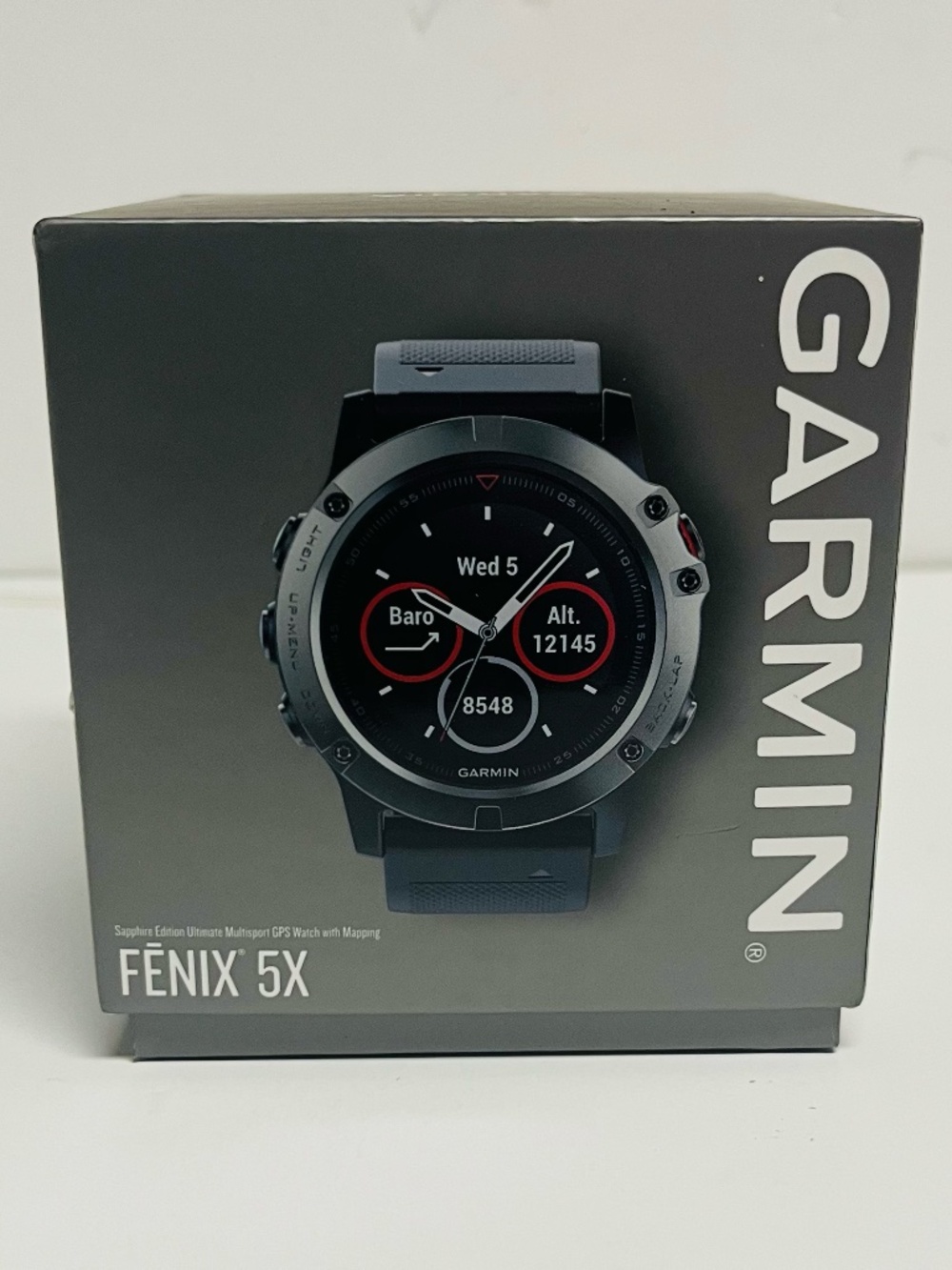 GARMIN fēnix 5X SAPPHIRE PREMIUM MULTISPORT GPS SMARTWATCH RETAIL $750+TAXES